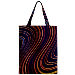 Fractal Mathematics Generated Zipper Classic Tote Bag by Bajindul