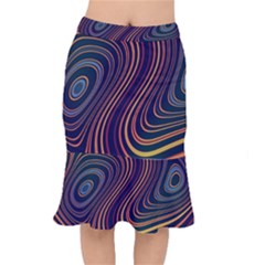 Fractal Mathematics Generated Short Mermaid Skirt by Bajindul