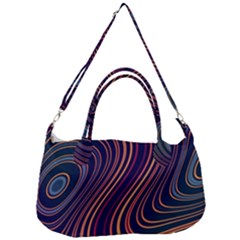 Fractal Mathematics Generated Removal Strap Handbag by Bajindul