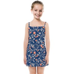 Midnight Florals Kids  Summer Sun Dress by VeataAtticus