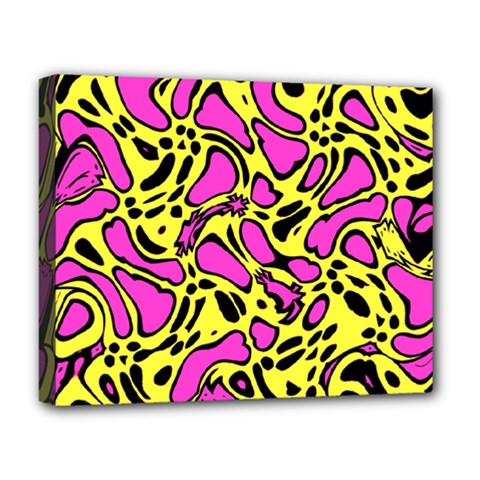 Splotchyblob Deluxe Canvas 20  X 16  (stretched) by designsbyamerianna