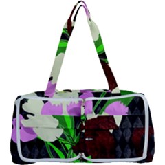 The Cat And The Tulips Multi Function Bag