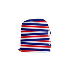 Patriotic Ribbons Drawstring Pouch (Small)