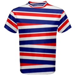 Patriotic Ribbons Men s Cotton Tee