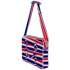 Patriotic Ribbons Cross Body Office Bag