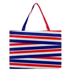 Patriotic Ribbons Medium Tote Bag