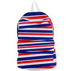 Patriotic Ribbons Foldable Lightweight Backpack