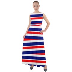 Patriotic Ribbons Chiffon Mesh Maxi Dress