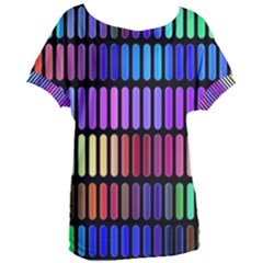 Resolve Art Pattern Women s Oversized Tee