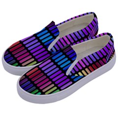 Resolve Art Pattern Kids  Canvas Slip Ons