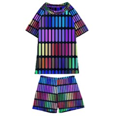 Resolve Art Pattern Kids  Swim Tee And Shorts Set by HermanTelo