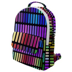 Resolve Art Pattern Flap Pocket Backpack (small)