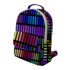 Resolve Art Pattern Flap Pocket Backpack (large) by HermanTelo