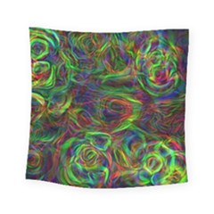 Plasma Shining Lines Light Stripes Square Tapestry (small) by HermanTelo