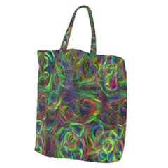 Plasma Shining Lines Light Stripes Giant Grocery Tote