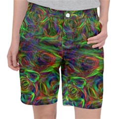 Plasma Shining Lines Light Stripes Pocket Shorts