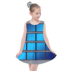 Film Filmstrip Black Photograph Kids  Summer Dress by Pakrebo