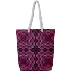 Abstract Pattern Mandala Decorative Full Print Rope Handle Tote (small) by Pakrebo