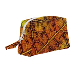 Autumn Leaves Forest Fall Color Wristlet Pouch Bag (medium) by Pakrebo