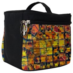 Color Abstract Artifact Pixel Make Up Travel Bag (big) by Pakrebo