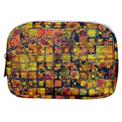 Color Abstract Artifact Pixel Make Up Pouch (small) by Pakrebo