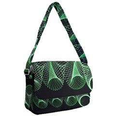 Abstract Desktop Background Green Courier Bag by Pakrebo