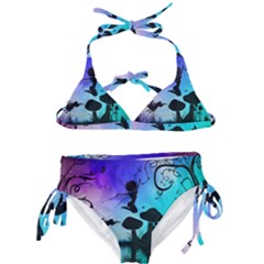 Cute Fairy Dancing In The Night Kids  Classic Bikini Set by FantasyWorld7