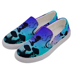 Cute Fairy Dancing In The Night Men s Canvas Slip Ons by FantasyWorld7