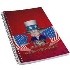 Happy 4th Of July 5 5  X 8 5  Notebook by FantasyWorld7