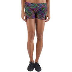 Pattern Artistically Yoga Shorts by HermanTelo