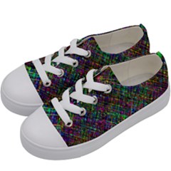 Pattern Artistically Kids  Low Top Canvas Sneakers