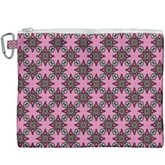 Purple Pattern Texture Canvas Cosmetic Bag (xxxl)