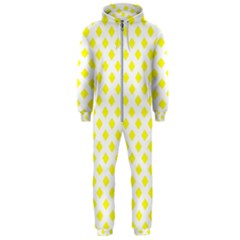 Yellow White Hooded Jumpsuit (men)  by HermanTelo