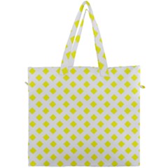 Yellow White Canvas Travel Bag by HermanTelo