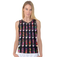 Texture Abstract Women s Basketball Tank Top