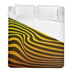 Wave Line Curve Abstract Duvet Cover (full/ Double Size) by HermanTelo