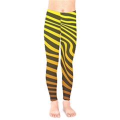 Wave Line Curve Abstract Kids  Legging