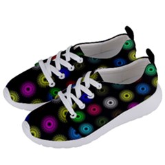 Flowers Arrangement Symmetry Women s Lightweight Sports Shoes by Bajindul