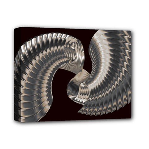 Ornament Spiral Rotated Deluxe Canvas 14  X 11  (stretched) by Bajindul