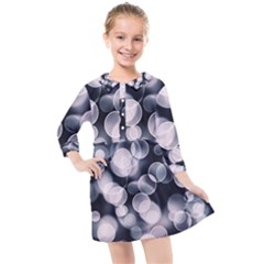 Ball Decoration Lights Kids  Quarter Sleeve Shirt Dress by Bajindul