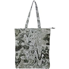 Abstract Stone Texture Double Zip Up Tote Bag by Bajindul