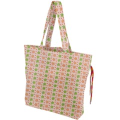 Flowers Drawstring Tote Bag by Bajindul