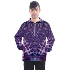 Purple Love Men s Half Zip Pullover by KirstenStar