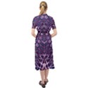 Purple Love Keyhole Neckline Chiffon Dress View2