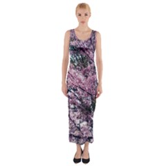 Ohio Redbud Fitted Maxi Dress by Riverwoman