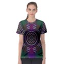 Orchid Landscape With A Star Women s Sport Mesh Tee View1