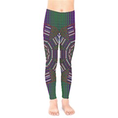 Orchid Landscape With A Star Kids  Legging