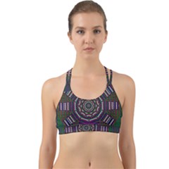 Orchid Landscape With A Star Back Web Sports Bra