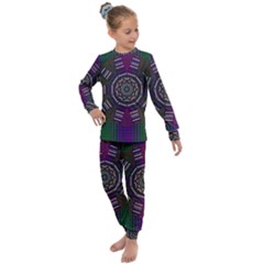 Orchid Landscape With A Star Kids  Long Sleeve Set 