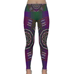 Orchid Landscape With A Star Lightweight Velour Classic Yoga Leggings